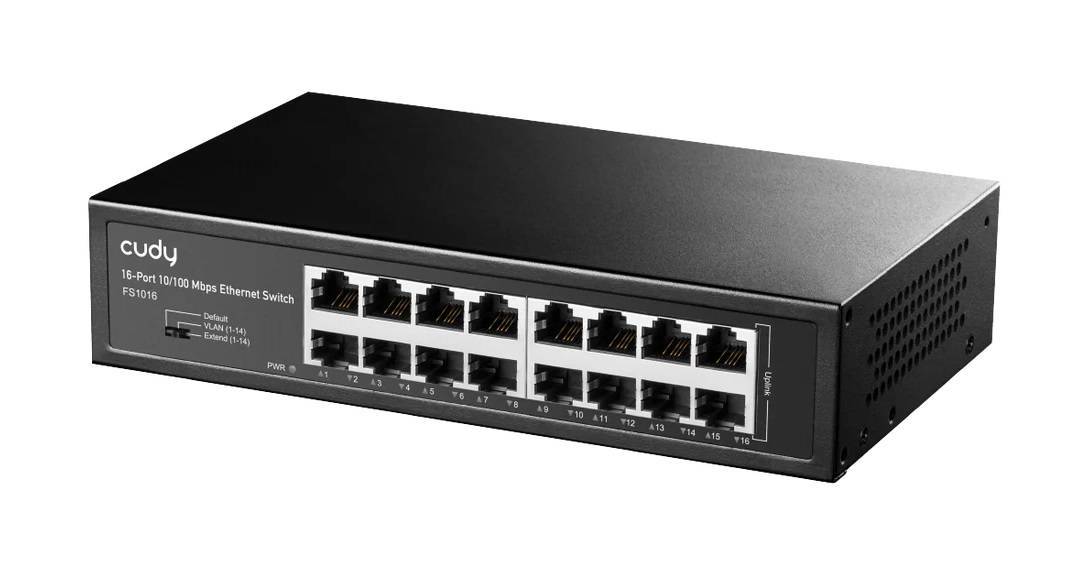 Коммутатор Cudy FS1016 (L2) 16x100Мбит/с неуправляемый