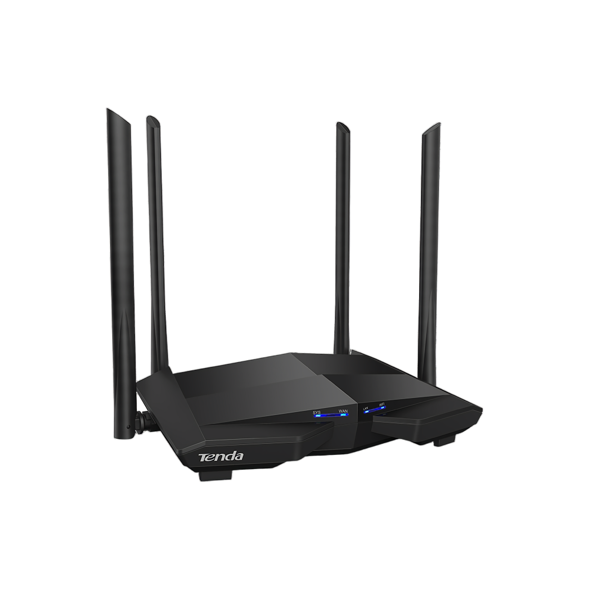 Роутер беспроводной Tenda AC10 AC1200 10/100/1000BASE-TX черный