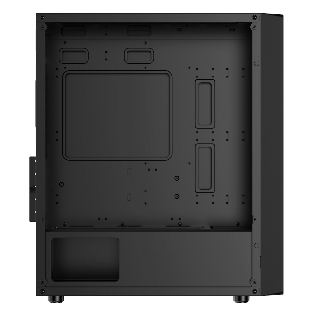 Корпус для ПК Case Ocypus Gamma C50 BK mATX / win / black / no PSU / Tempered Glass