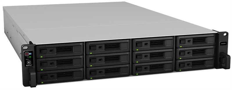 Сетевое хранилище Synology SA3200D 12x2.5"/3.5" SAS, Intel Xeon D-1521/4x2.4GHz, 8GB DDR4, 2x1 Гбит/