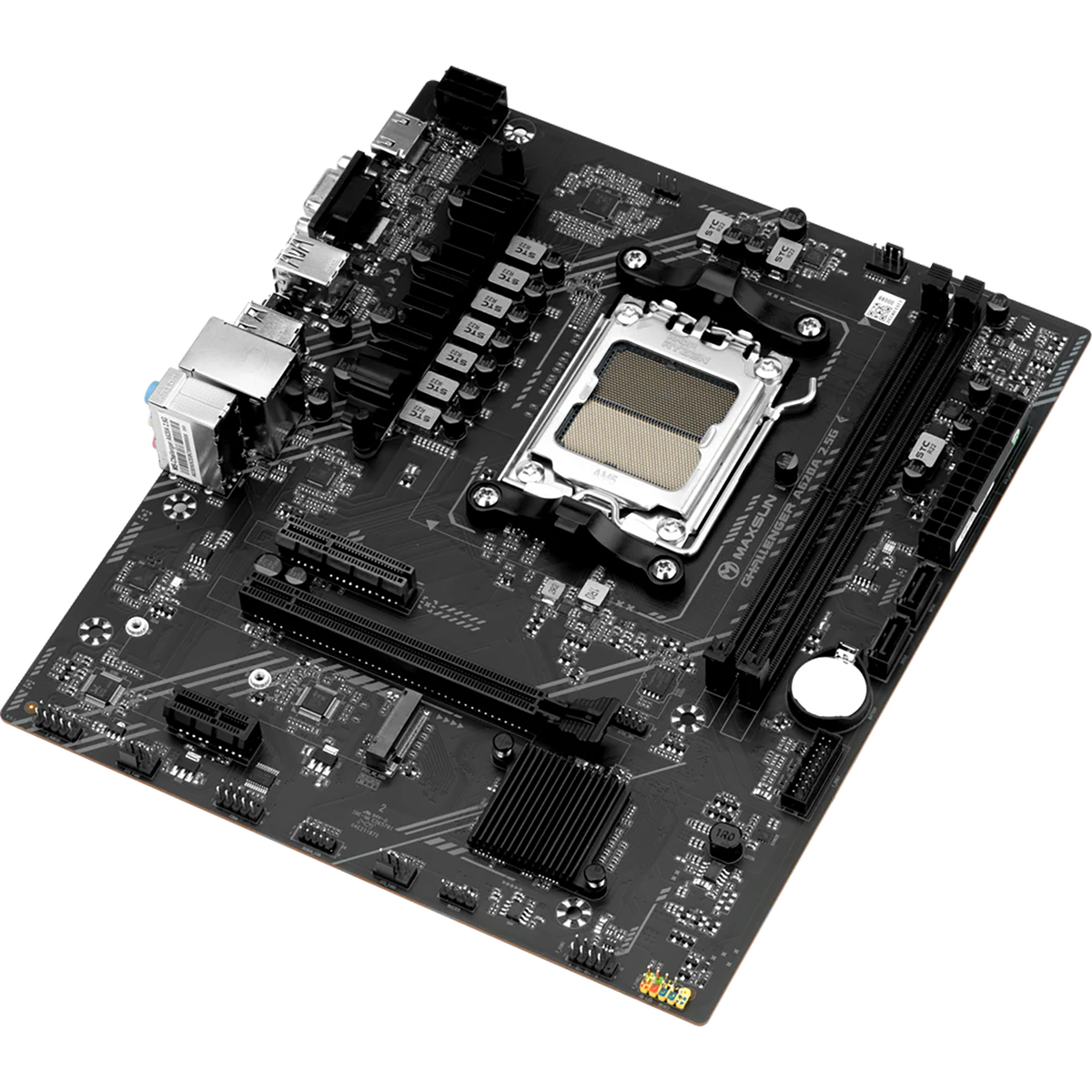 Материнская плата Maxsun MS-Challenger A620A 2.5G A620, AM5, 2DDR5, 1PCIEx16, 1PCIEx4, 1PCIEx1, 1M.2