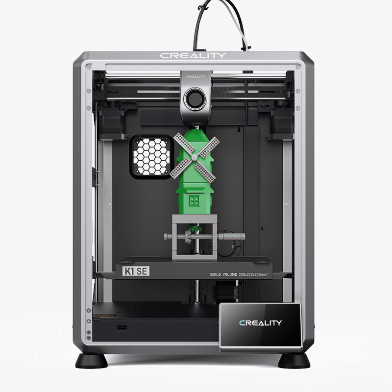 3D принтер Creality K1 SE, размер печати 220х220х250mm, FDM, Hyper PLA/PLA/PETG/TPU, USB/WiFi, 350Вт