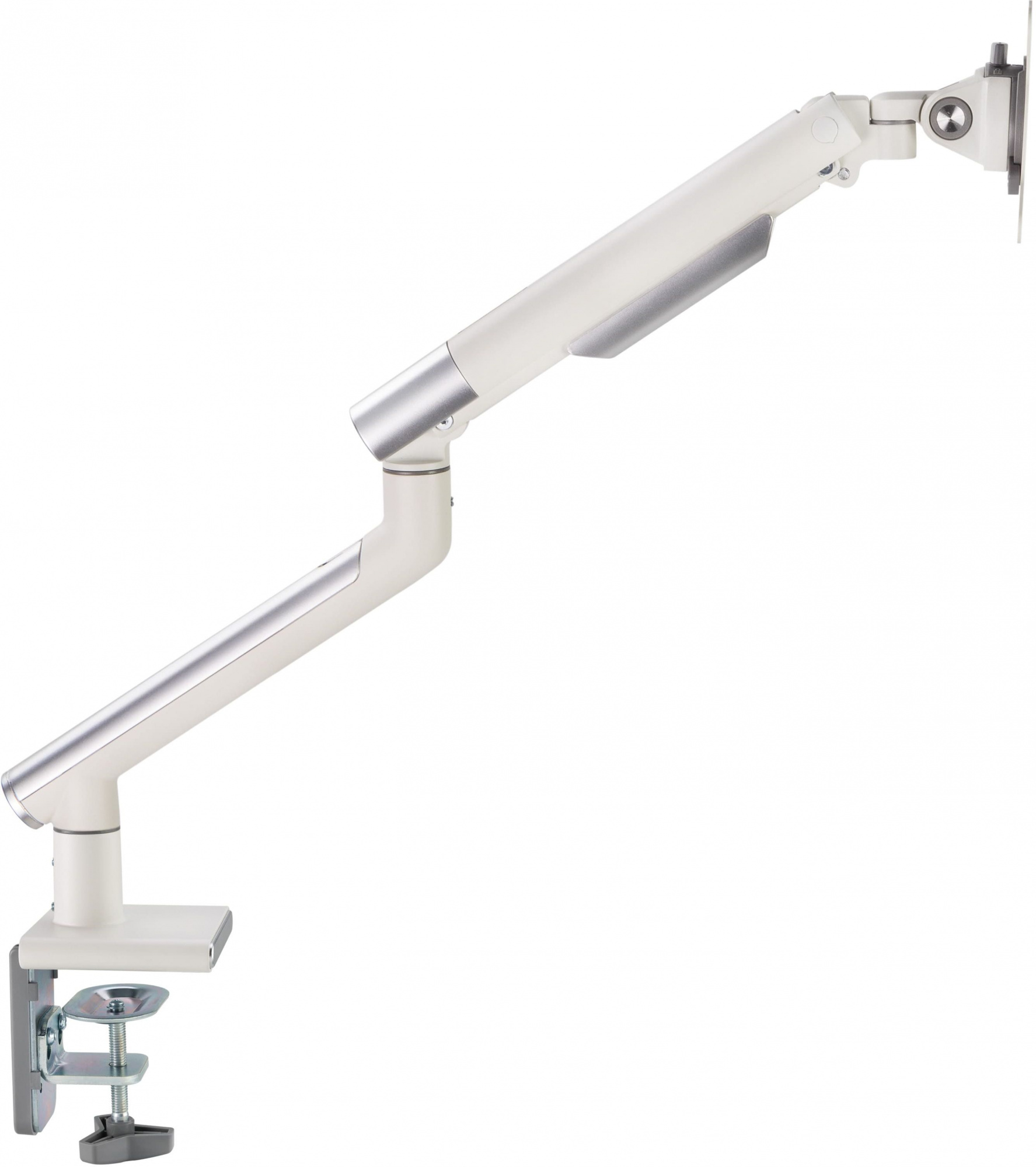 Кронштейн для мониторов Ultramounts UM713W белый 17"-32" макс.9кг крепление к столешнице поворот и н