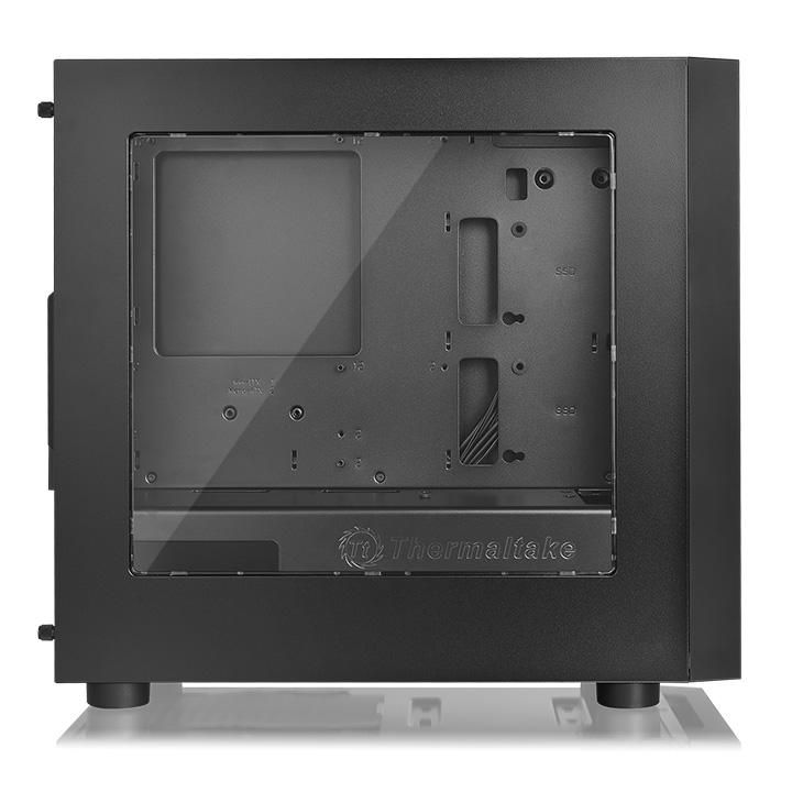 Корпус Thermaltake «Versa H18 CA-1J4-00S1WN-00 Black/Win/SPCC (871281) (CPU 155mm, VGA 350mm, Int. 3