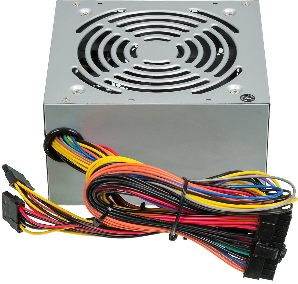 Блок питания Aerocool ATX 500W ECO-500 (20+4pin) 120mm fan 3xSATA RTL