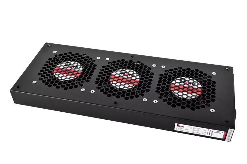 Модуль вентиляторный ЦМО Модуль вентиляторный, 3 вентилятора, колодка, цвет черный