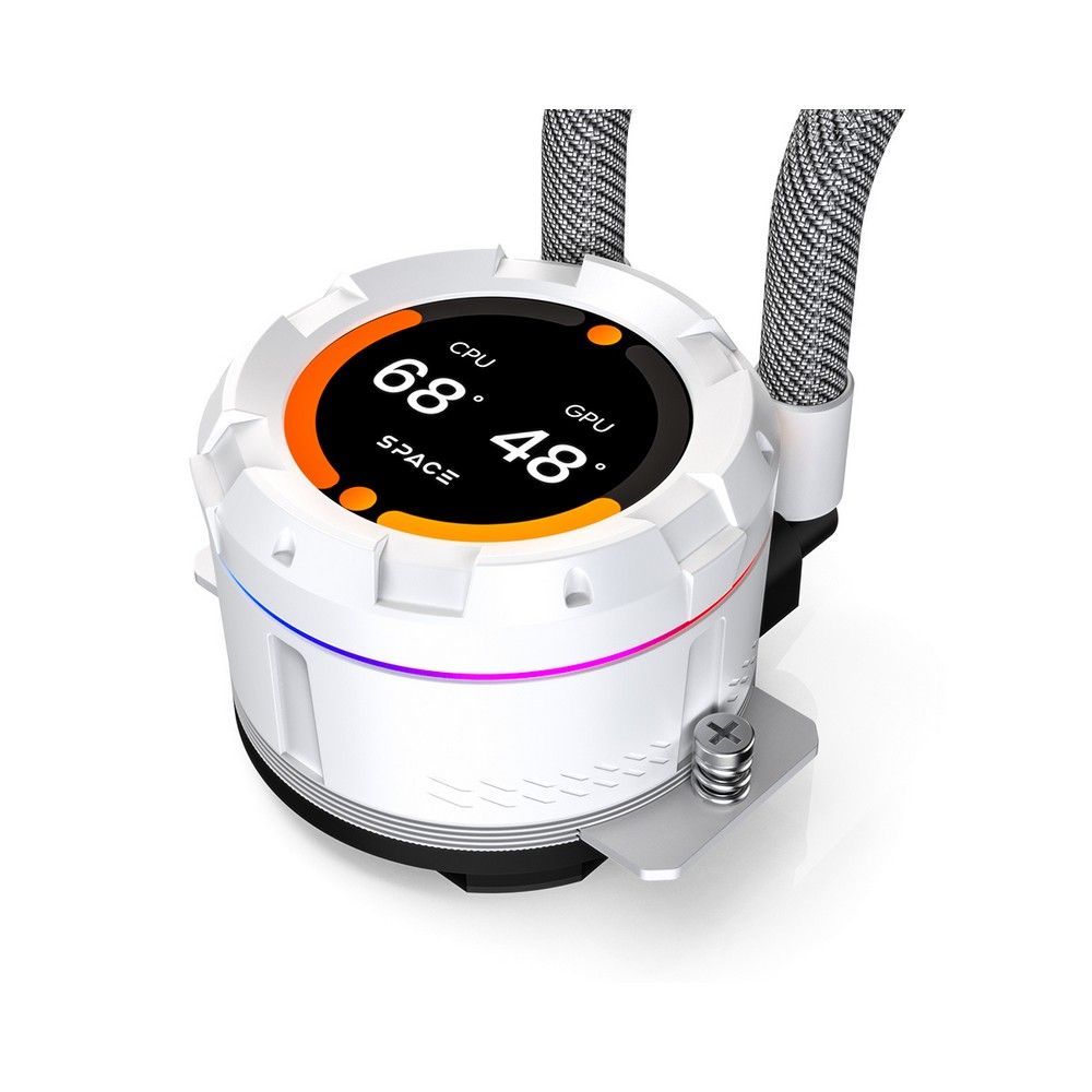 Система водяного охлаждения ID-Cooling SL360 XE ARGB Soc-AM5/AM4/1200/1700/1851 белый 4-pin 14-30dB 