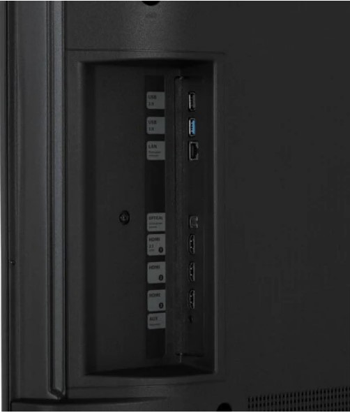 Телевизор LED Yandex 65" ТВ Станция Яндекс.ТВ черный/серебристый 4K Ultra HD 60Hz USB WiFi Smart TV