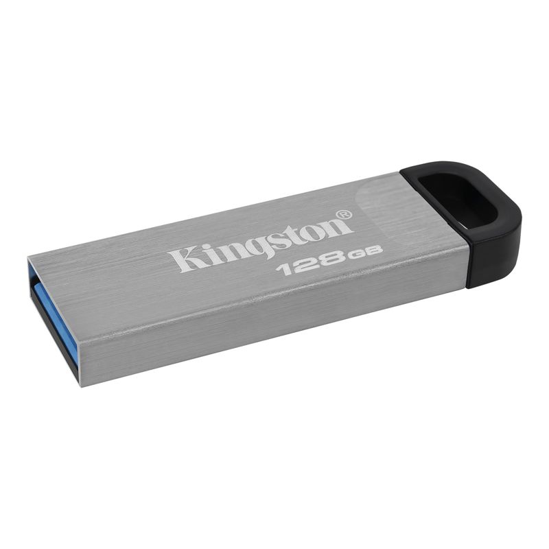 Флеш Диск Kingston 128GB DataTraveler Kyson DTKN/128GB USB3.2 серебристый/черный