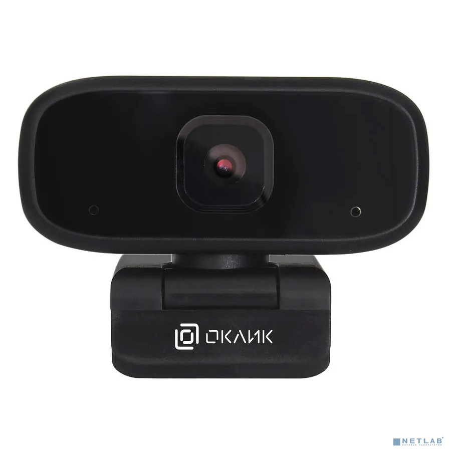 Камера Web Оклик OK-C015HD черный 1Mpix (1280x720) USB2.0 с микрофоном