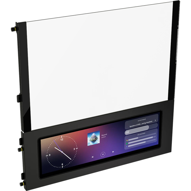 Корпус Corsair Frame 4000D LCD RS ARGB, Midi-Tower, TG, 3x120mm ARGB, 2xUSB-A 3.2, 1xUSB 3.2 Type-C,