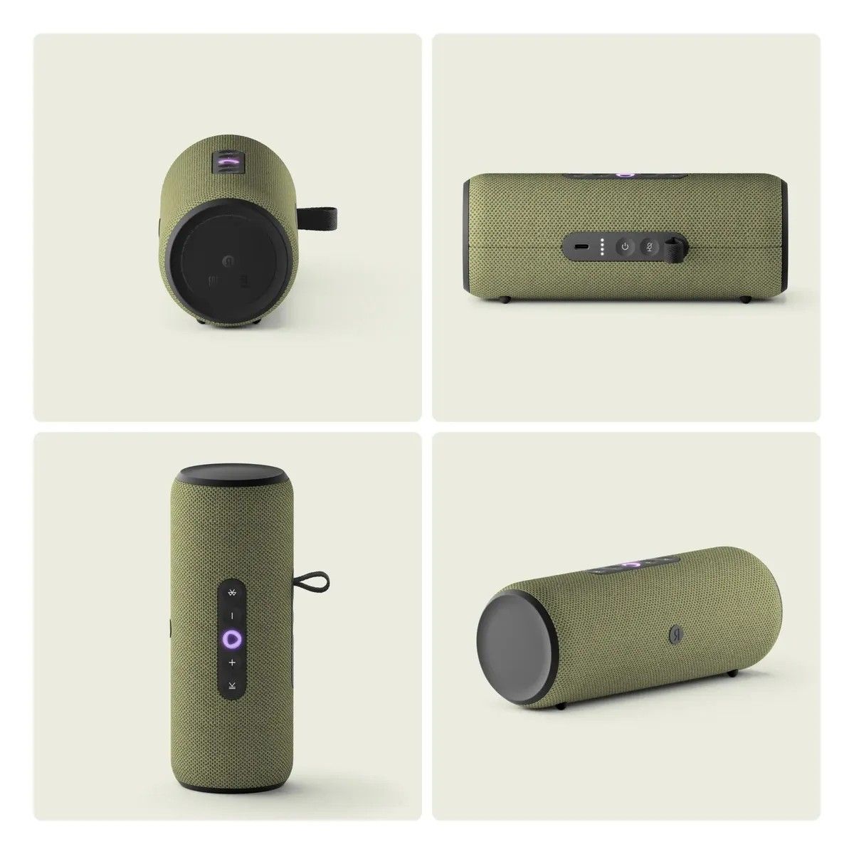 Умная колонка Yandex Стрит Алиса зеленый 30W 2.0 BT/Wi-Fi 10м 3300mAh (YNDX-00030GRN)