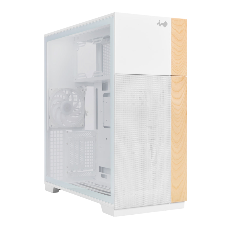 Корпус InWin F5, Full-Tower, TG, 3x140mm ARGB, 2xUSB-A 3.0 + 1xUSB-C 3.2, E-ATX, ATX, mATX, mITX Whi