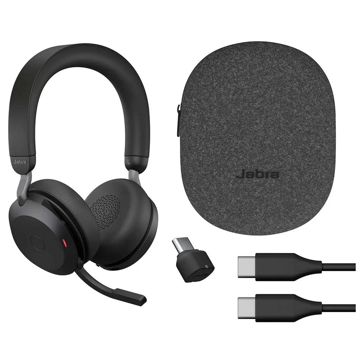 Наушники с микрофоном Jabra Evolve2 75 Link380c MS Stereo черный накладные BT оголовье (27599-999-89