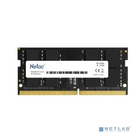 Память DDR5 16GB 4800MHz Netac NTBSD5N48SP-16 Basic RTL Gaming PC5-38400 CL40 SO-DIMM 262-pin 1.1В o