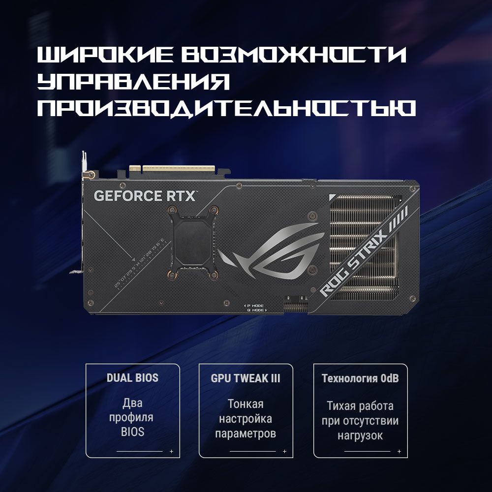 Видеокарта Asus PCI-E 5.0 ROG-STRIX-RTX5070-O12G-GAMING NVIDIA GeForce RTX 5070 12Gb 192bit GDDR7 26