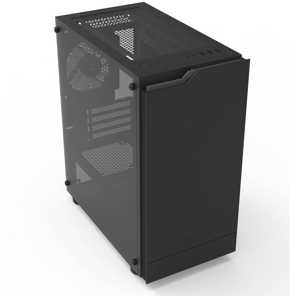 корпус ZALMAN T4 PLUS, MATX, BLACK, WINDOW, 1 x Combo (3.5'' or 2.5''), 1x3.5'', 2x2.5", 1xUSB2.0, 2