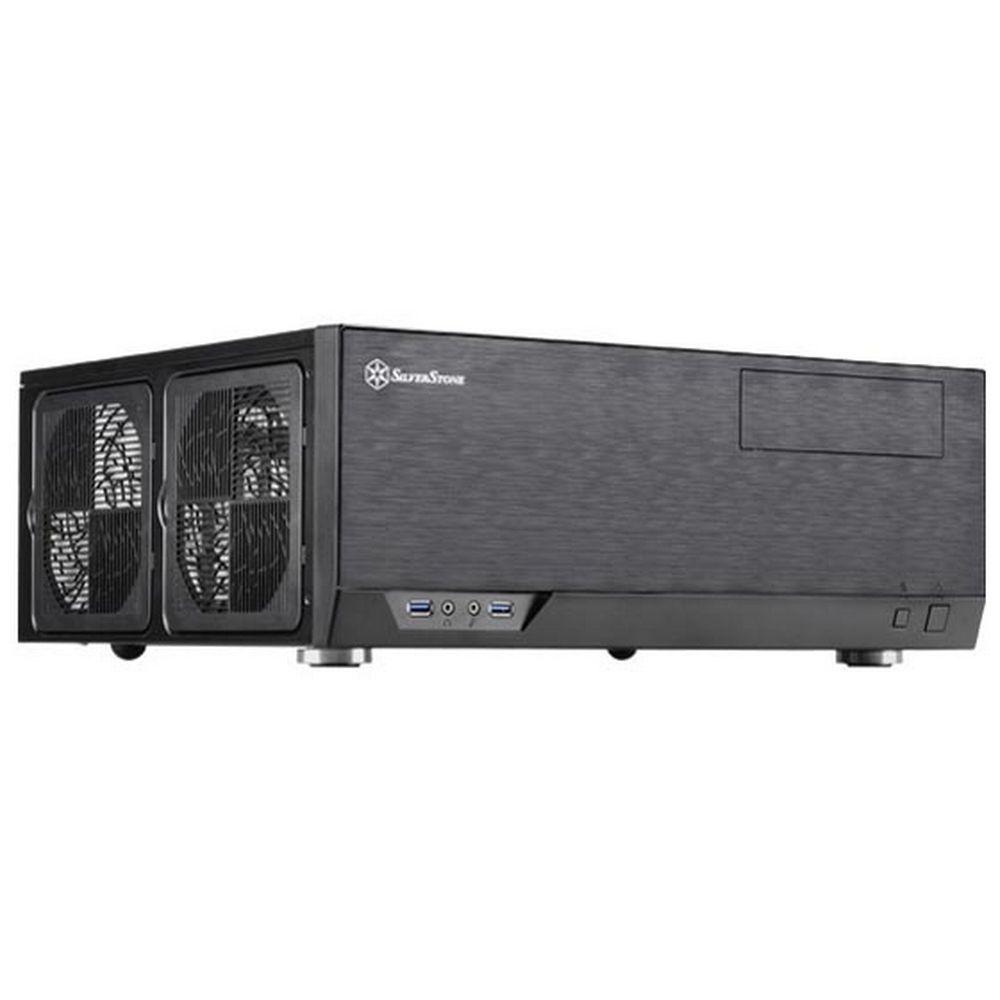 Корпус Silverstone SST-GD09B Grandia HTPC ATX Computer Case, Silent High Airflow Performance, black 