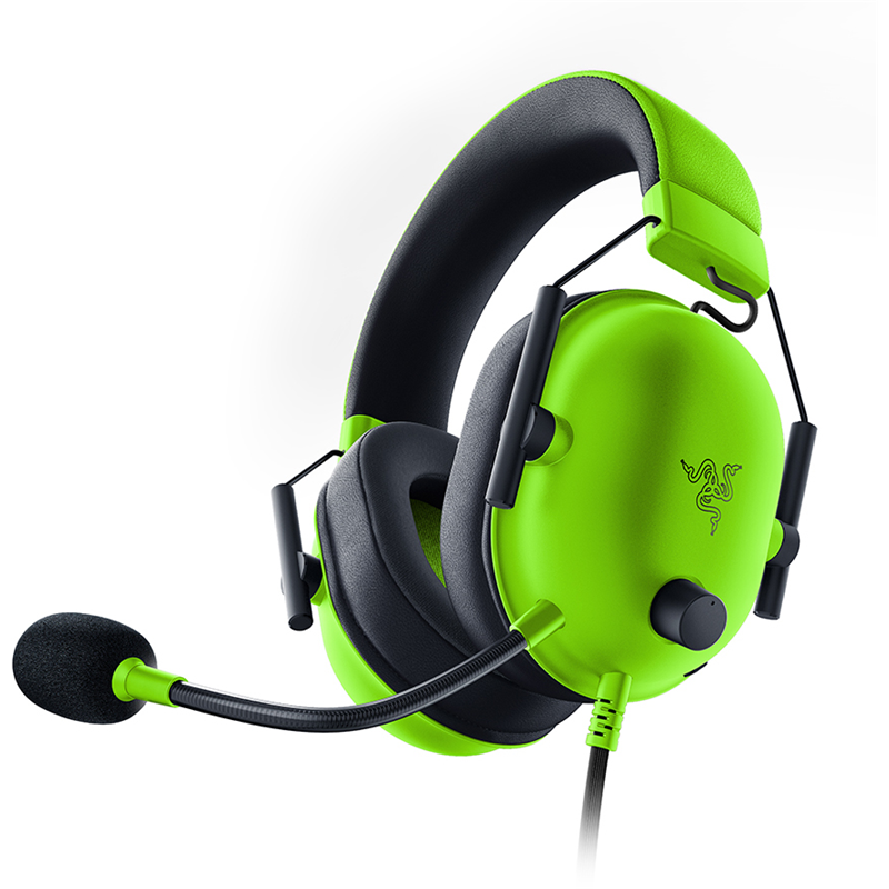 Наушники с микрофоном Razer Blackshark V2 X зеленый 1.3м мониторные оголовье (RZ04-03240600-R3M1)