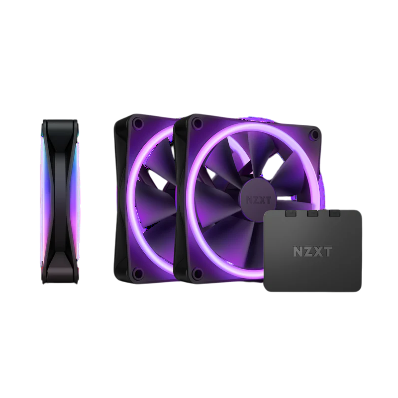 NZXT F120 RGB DUO Triple Pack RF-D12TF-B1