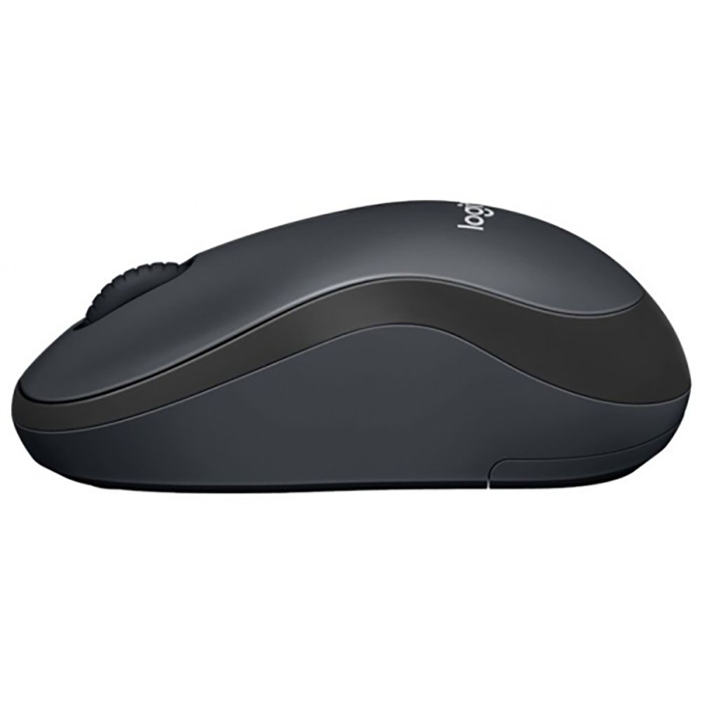 Мышь Logitech B220 Silent черный оптическая 1000dpi silent беспров. USB 2but (910-005553)