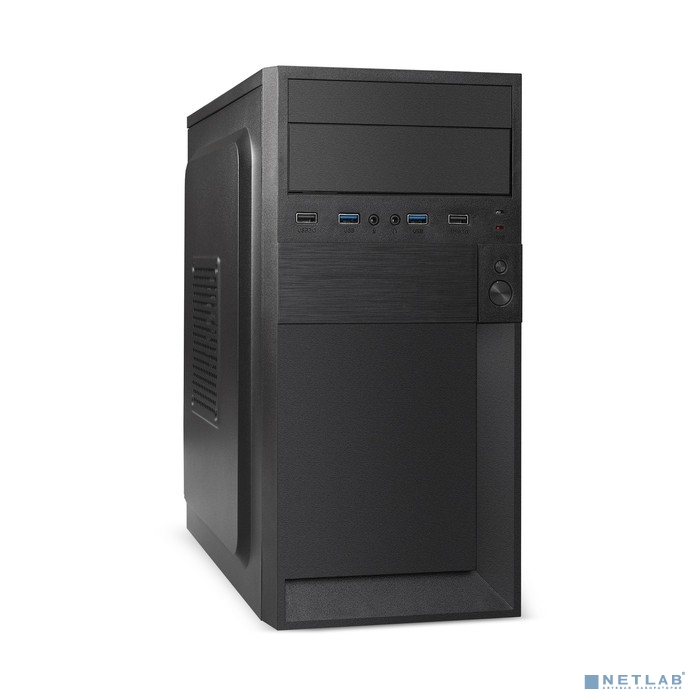 Exegate EX291144RUS Корпус Minitower ExeGate BAA-105U2-01 (mATX, без БП, 2*USB+2*USB3.0, аудио, черн