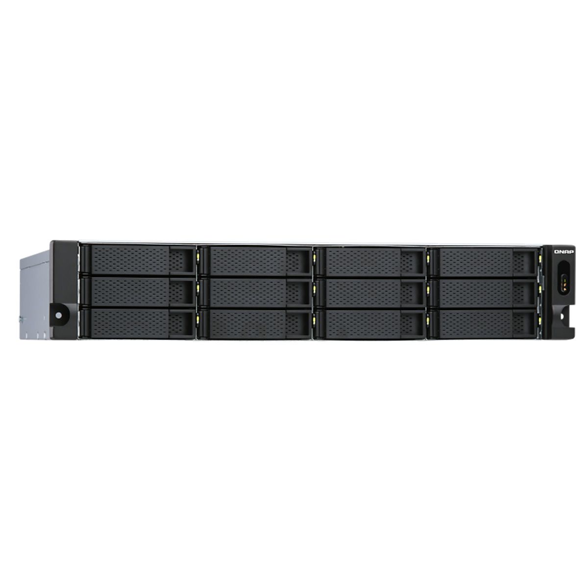 QNAP TL-R1200S-RP SATA 6GB/s JBOD storage enclosure, 12-tray 3,5"/2,5" w/o HDD, 3 x SFF-8088, 2 PSU.