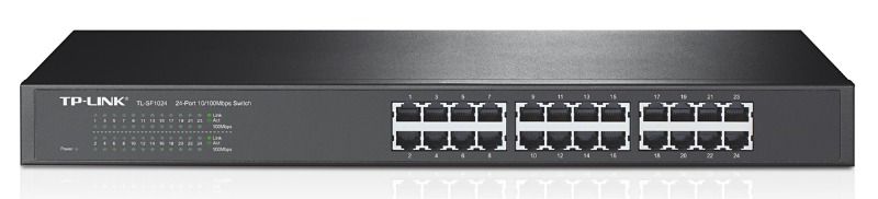 Коммутатор TP-Link TL-SF1024 (L2) 24x100Мбит/с неуправляемый
