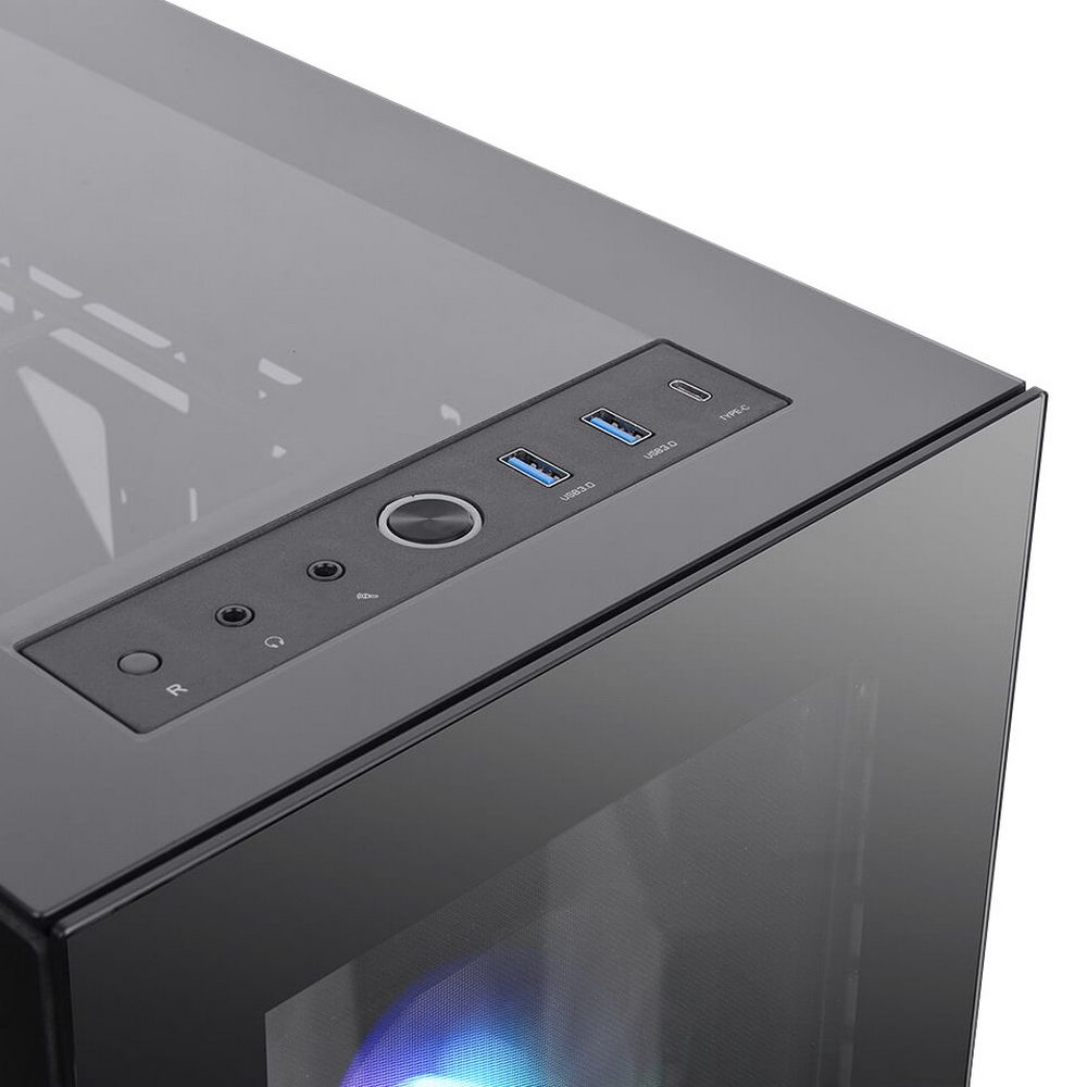 Корпус Thermaltake Divider 500 TG ARGB CA-1T4-00M1WN-01 Black/Win/SPCC/Tempered Glass*4/120mm ARGB F