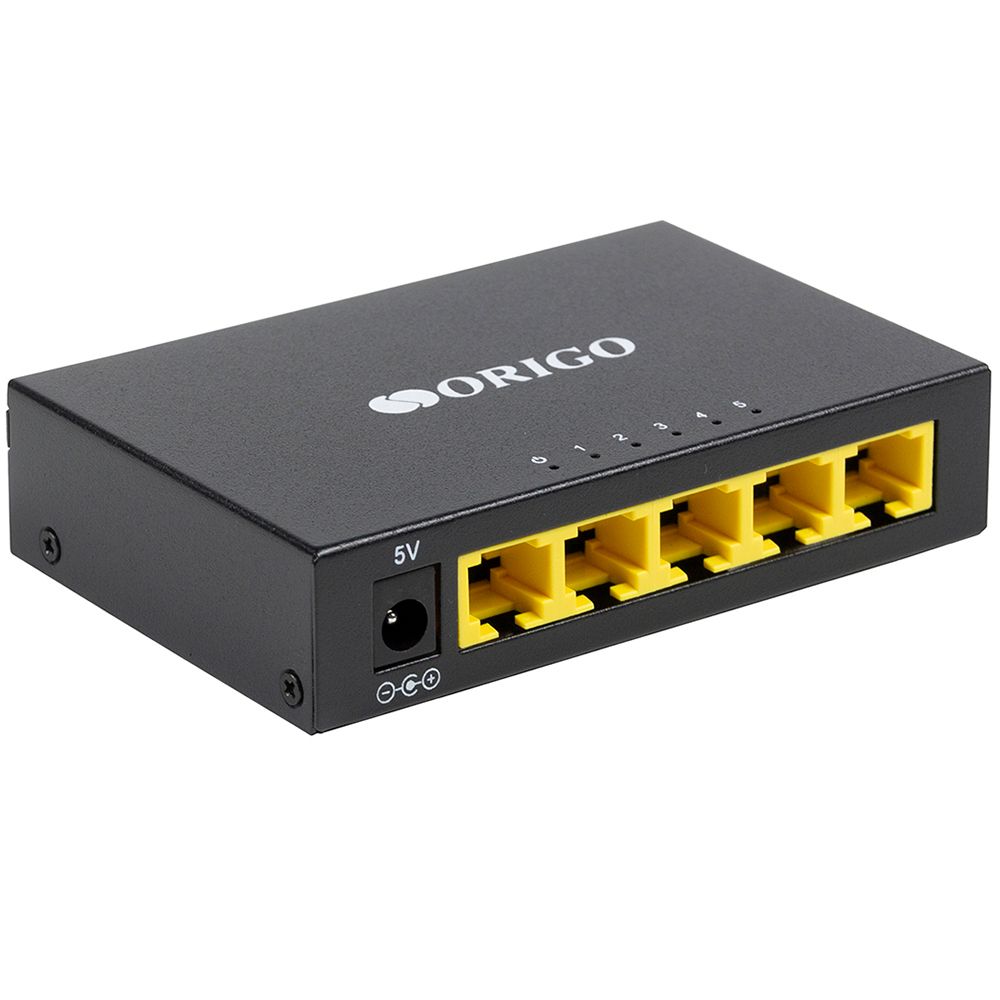 Коммутатор Origo OS1205 OS1205/A1A 5x100Мбит/с неуправляемый