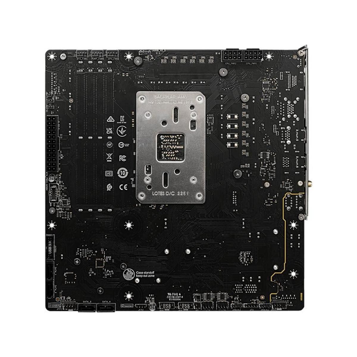 Материнская плата MSI B650M PROJECT ZERO B650, AM5, 4*DDR5, 1*PCIEx16, 1*PCIEx1, 2*M.2, 3*TypeC, 3*U