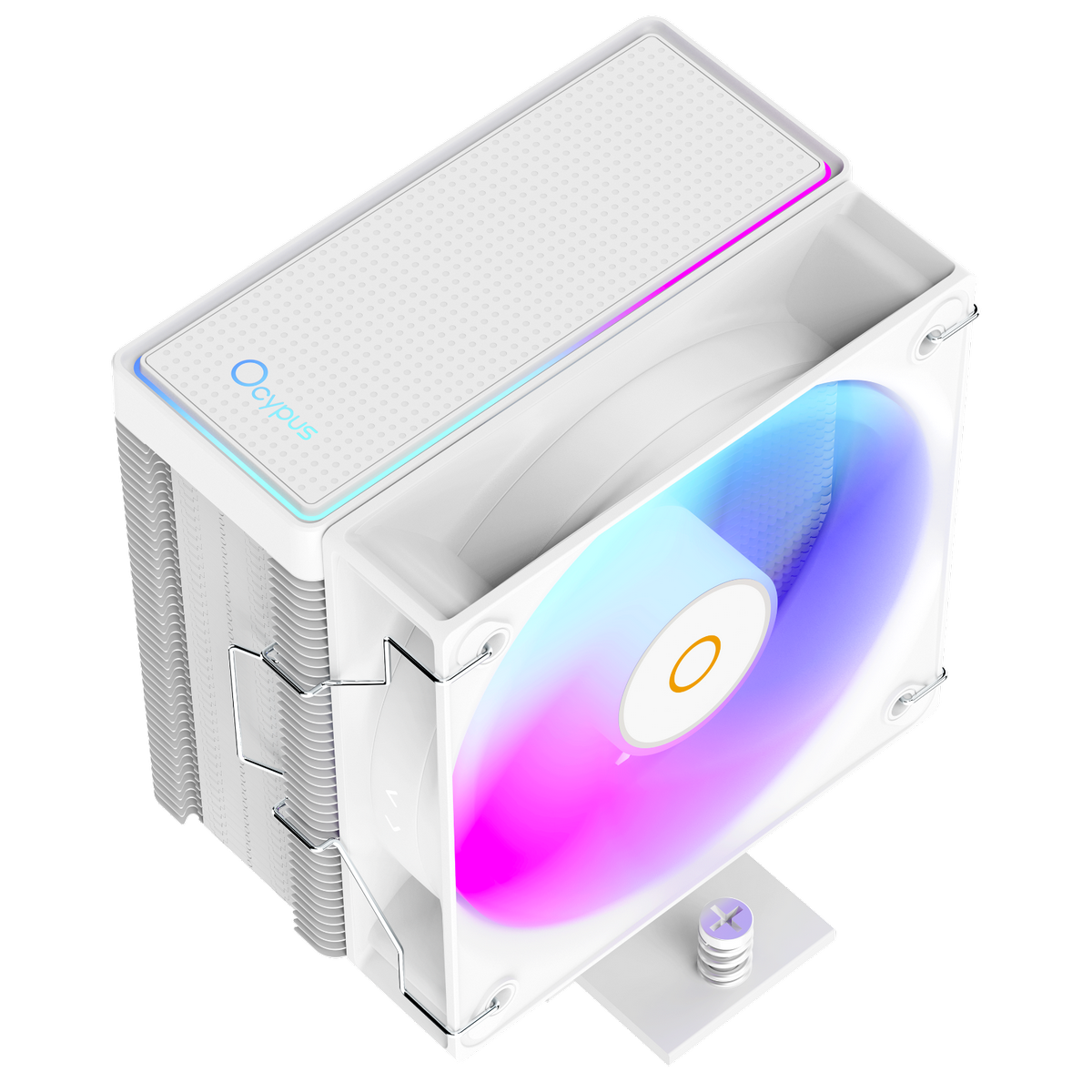 Кулер для процессора Ocypus Gamma A40 WH ARGB, 100mm ARGB FAN, Top ARGB Panel, 4 HEAT PIPES, 4-PIN P