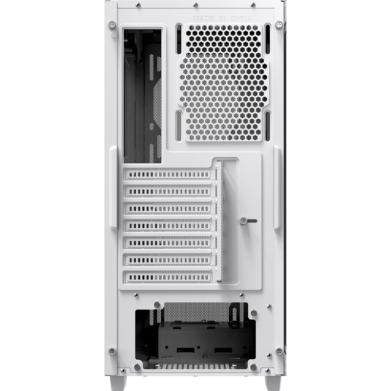 Корпус Ocypus Gamma C60 WH, Midi-Tower, TG, no fans, 1xUSB-A 3.0 + 2xUSB 2.0, ATX, mATX, mITX White