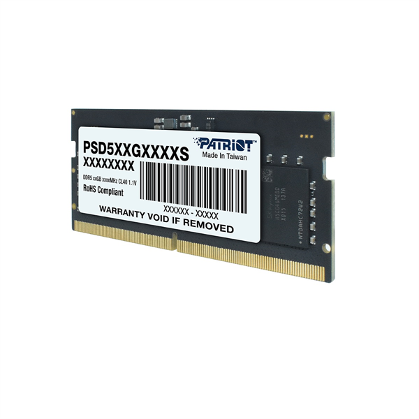 Память DDR5 16GB 4800MHz Patriot PSD516G480081S RTL PC5-38400 CL40 SO-DIMM 262-pin 1.1В dual rank Re