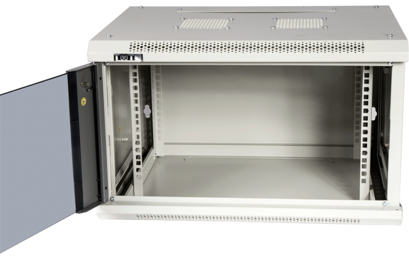 Шкаф Шкаф настенный серии Pro, 12U 600x450, стеклянная дверь