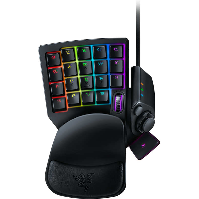 Игровой блок Razer Tartarus V2 Mecha механическая черный USB Multimedia for gamer LED