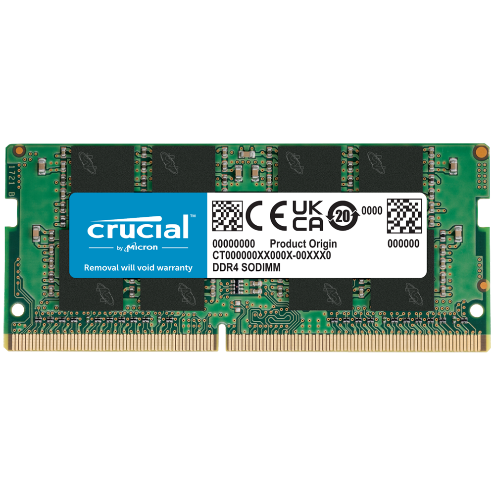 Модуль памяти Crucial 8GB Basic SODIMM DDR4-3200 (PC4-25600) CL19 1.2V