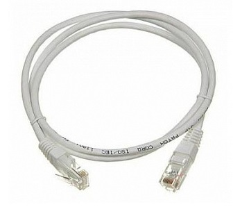 Патч-корд Lanmaster LAN-PC45/U5E-0.5-GY UTP RJ-45 вил.-вилка RJ-45 кат.5E 0.5м серый LSZH (уп.:1шт)