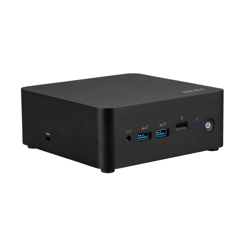 Неттоп MSI Cubi NUC 1M-052BRU Core 5 120U (1.4) Graphics CR без ОС 2xGbitEth WiFi BT 120W черный (93