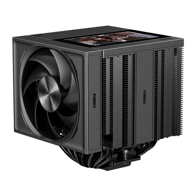 Кулер для процессора PCCooler RZ820 Display BK (290W, 4-pin PWM, LED, 169mm, Al/Cu, 8x6mm, 1x140mm +