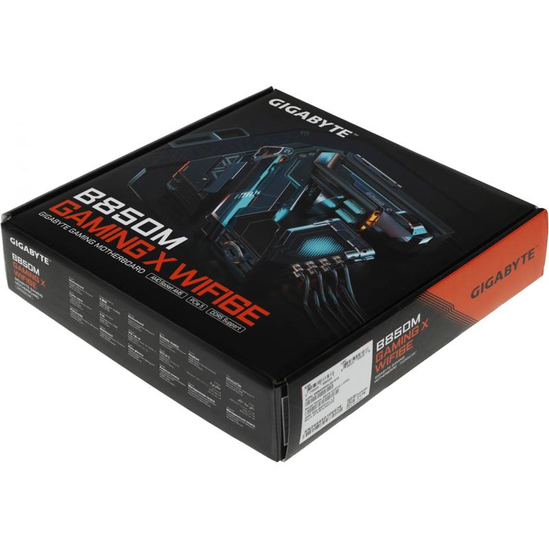 Материнская плата Gigabyte B850M GAMING X WF6E Socket AM5 AMD B850 4xDDR5 mATX AC`97 8ch(7.1) 2.5Gg 