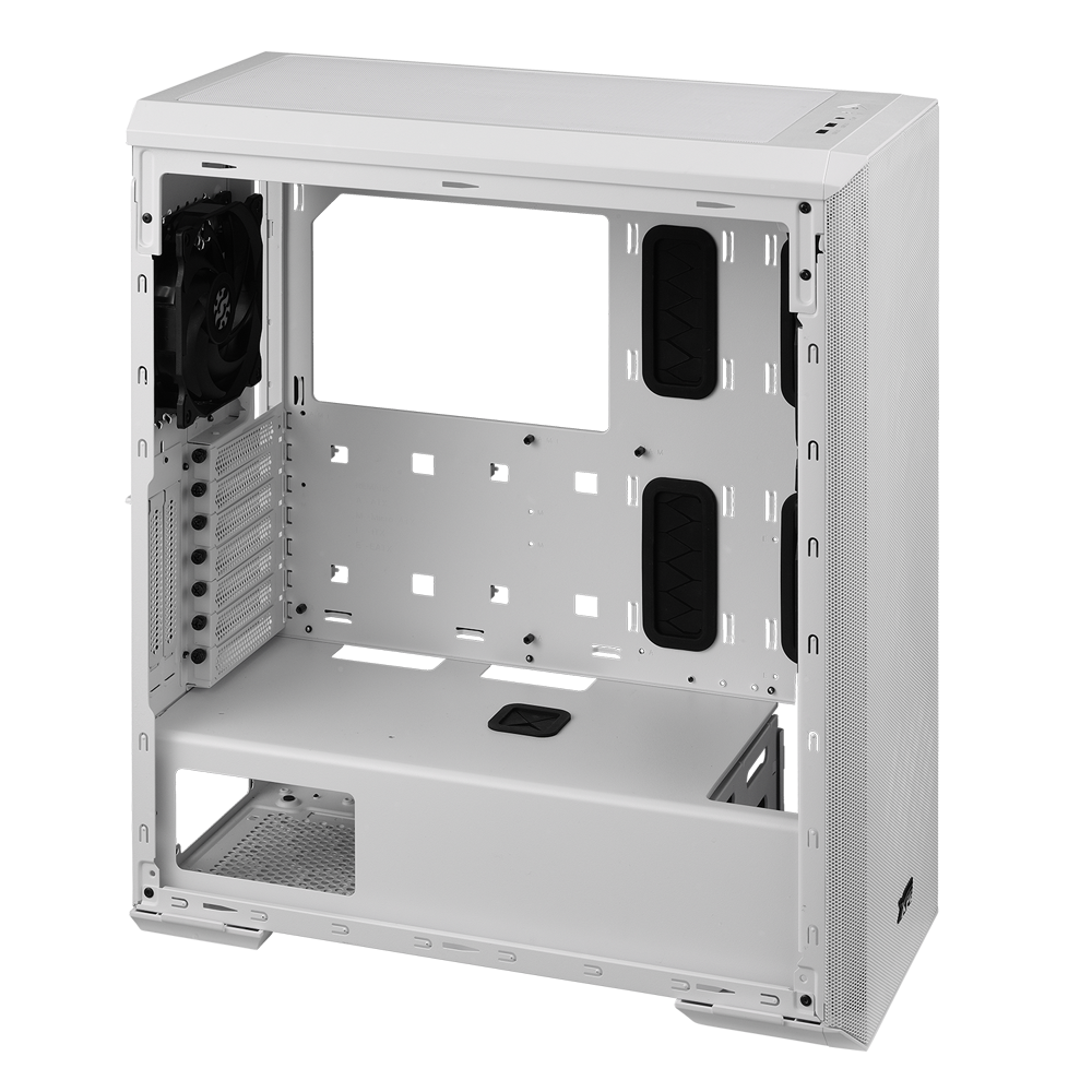 Корпус XPG DEFENDER WHITE [DEFENDER-WHCWW] (Midi-Tower, белый, TG, 120mm fan*3)