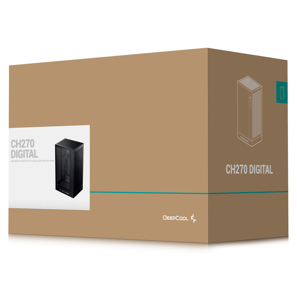 Корпус для ПК Deepcool CH270 DIGITAL