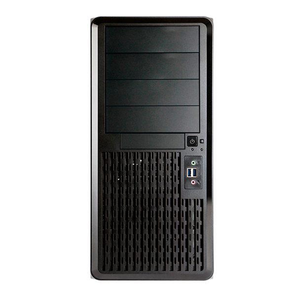 Корпус серверный Midi Tower InWin PE689 Black 650W B65E 80plus Bronze USB3.0*2+A(HD)+front fan 120mm
