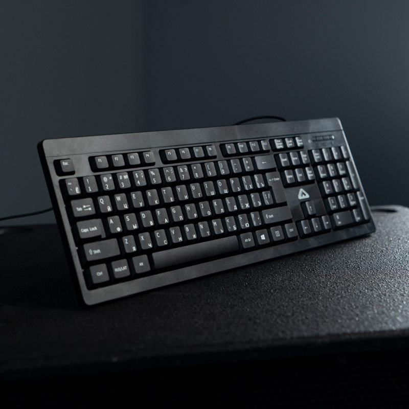 Клавиатура Бештау КЛ104РУ черный USB кабель 1.8м