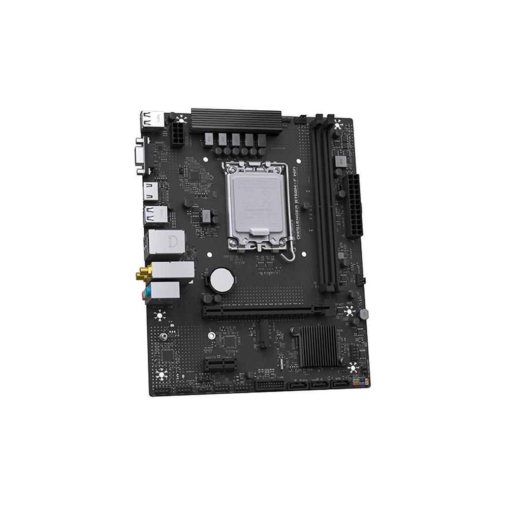 Материнская плата Maxsun MS-Challenger B760M-F WIFI B760, LGA1700, 2*DDR4, 1*PCIEx16, 1*PCIEx1, 1*M.