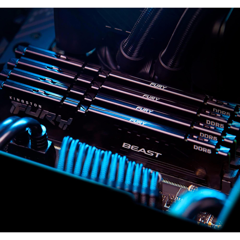 Память оперативная Kingston 32GB 6000MT/s DDR5 CL30 DIMM (Kit of 2) FURY Beast Black EXPO