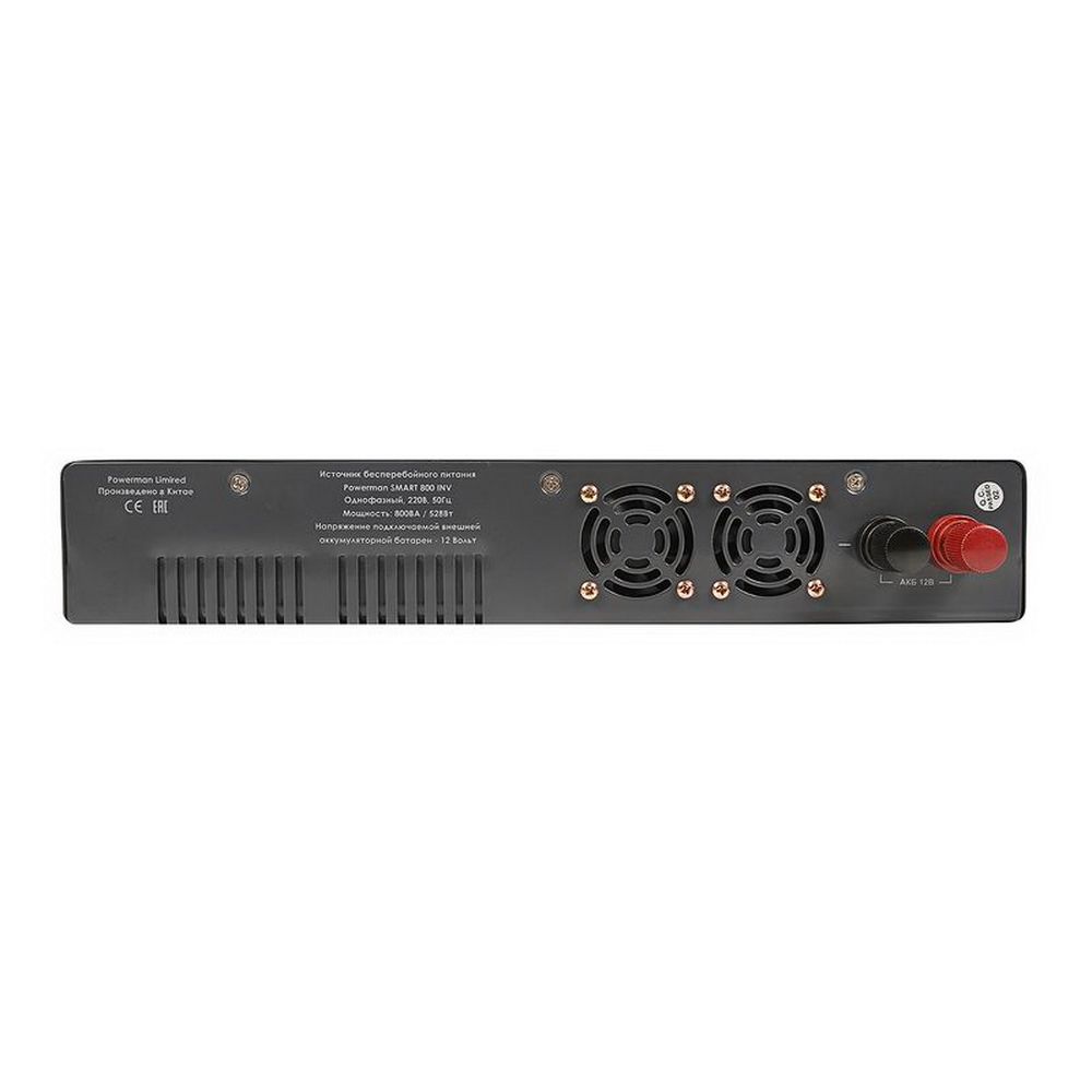 ИБП POWERMAN Smart 1000 INV Graphite Мощность 1000 ВА / 600 Вт, розетки Shuko - 2 шт. Стабилизирует 