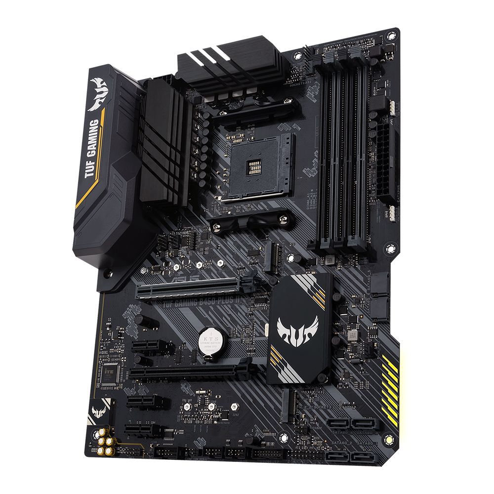 Материнская плата Asus TUF GAMING B450-PLUS II Soc-AM4 AMD B450 4xDDR4 ATX AC`97 8ch(7.1) GbLAN RAID