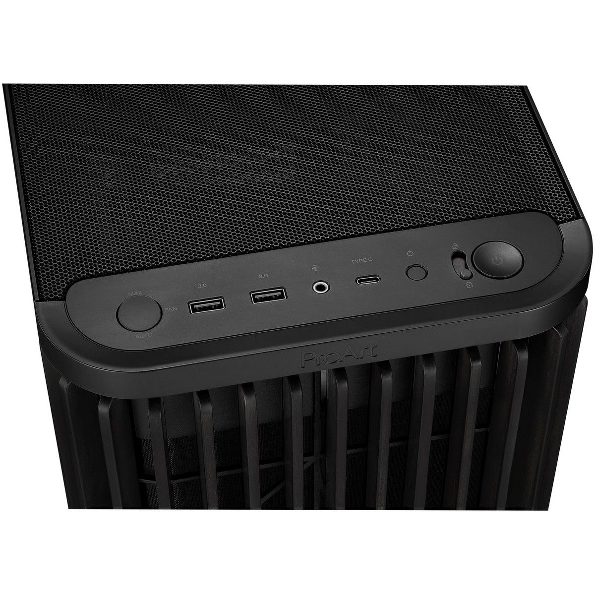 Корпус для ПК ASUS PROART PA401 WOOD TG PWM BLACK